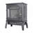 18" 3D Flame Electric Infrared Quartz Fireplace Stove With Remote Control