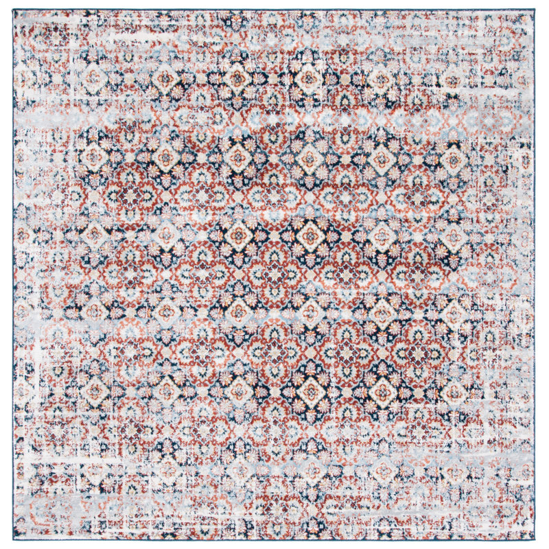 Lanston Performance Southwestern Rug, Square 6'7"