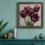 Papillon sur fond vert - peinture sur toile encadrée-809405995-809326464