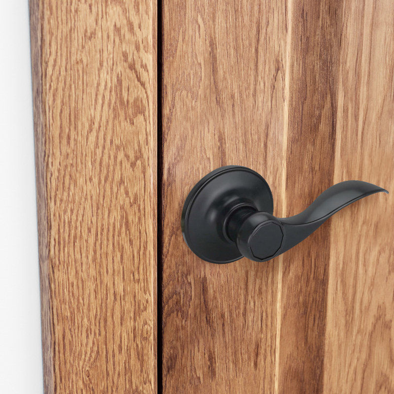 Springdale Single Dummy Door Lever, Matte Black