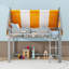 Lit mezzanine en bois avec lumières DEL et auvent-1531031509-1531031511