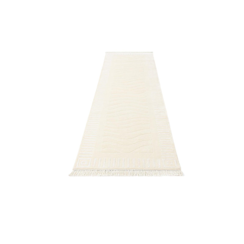 Tapis de couloir beige