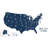 Premium Wallpaper Wall Mural - USA Map-1506277684