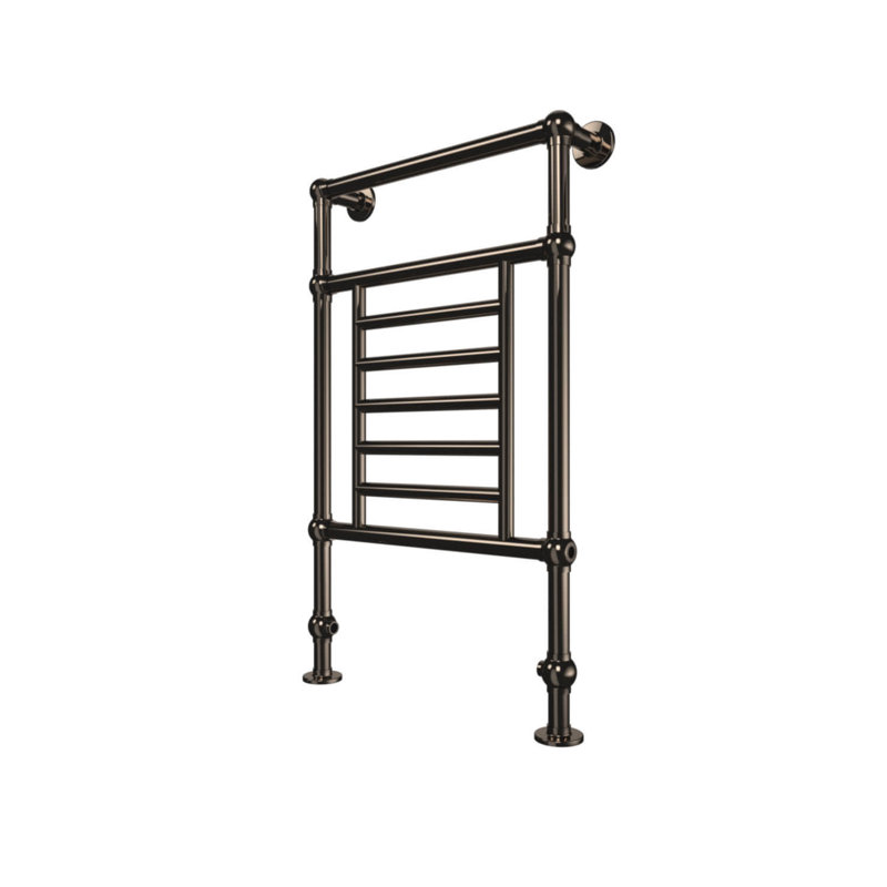 Chauffe-serviettes électrique sur pied 23,5 po x 38 po x 5 po Thames, H 38 po x l 23,5 po x P 5 po, Nickel poli