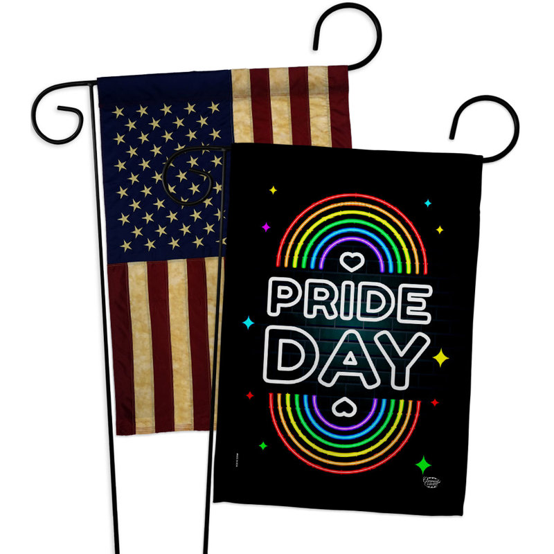 Double Sided 18.5'' H x 13'' W Polyester Kwanzaa Garden Flag