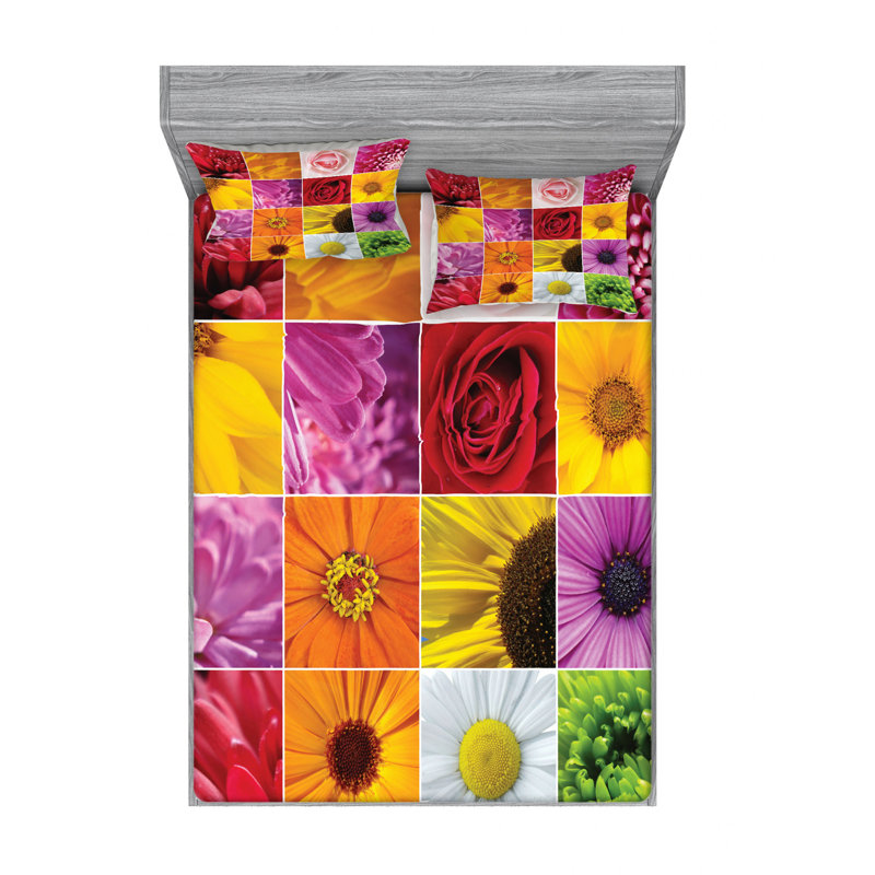 Microfiber Sheet Set, Full Sheet Set with Fitted Sheet