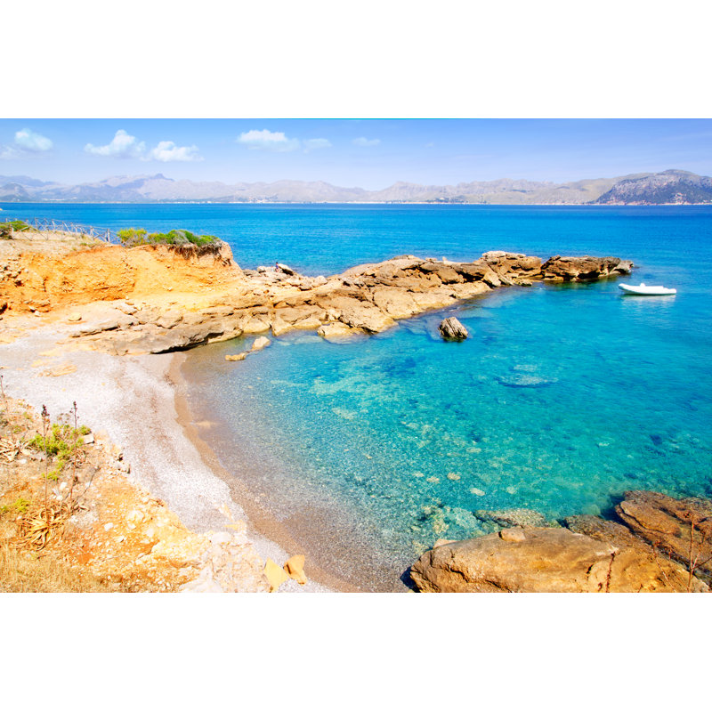 Alcudia In Mallorca La Victoria Beach by LUNAMARINA - Wrapped Canvas Print, 30cm H x 46cm W x 3.8cm D