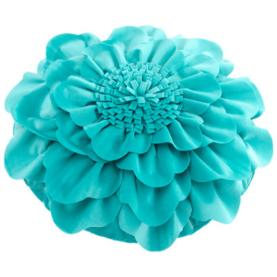 Housse de coussin décorative 3D faite à la main avec pivoine 3D