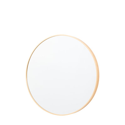 Lottie Oval Metal Framed Wall Mounted Full Length Mirror