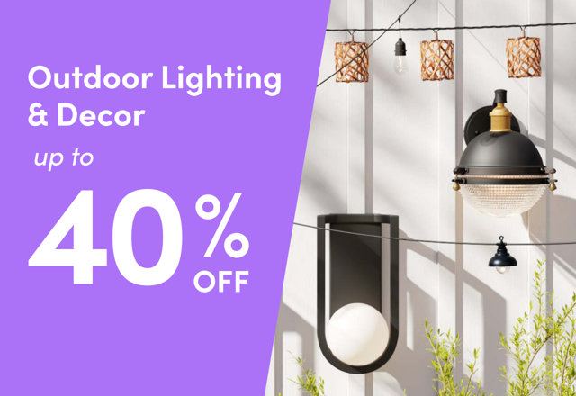 Outdoor Lighting & Decor Deals