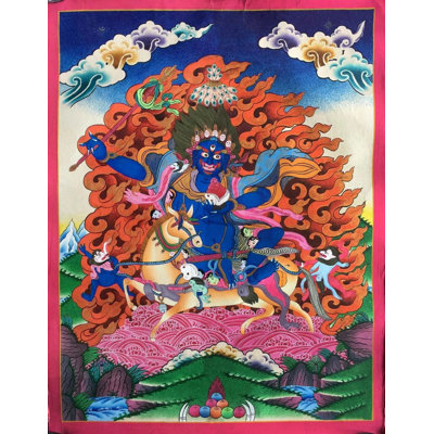 Palden Lhamo (Brocadeless Thangka) Painting