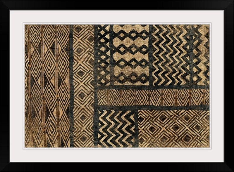 « kuba abstract » par sue schlabach, impression, Cadre noir, H 28 po x l 38 po x P 1 po