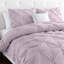 Aspire Homeware High Quality Microfiber Pintuck Design Duvet Cover With Pillowcases-122259704-122259710