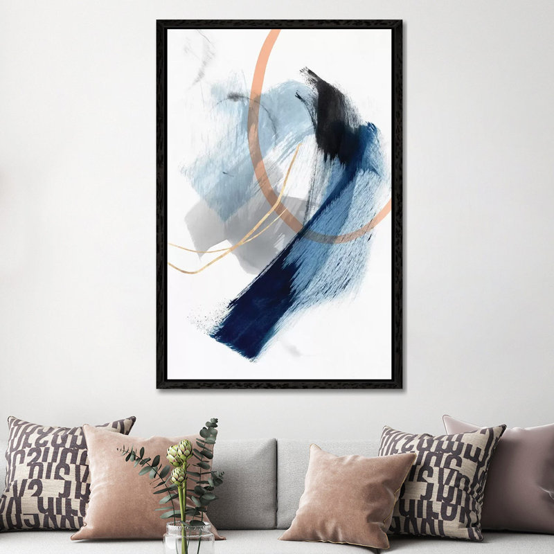 Foreshadow I by PI Studio - Floater Frame Gallery-Wrapped Canvas Giclée on Canvas, Black, 152.5 cm H x 101.5 cm W