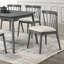 Ensemble de 2 pièces pour chaise de salle à manger rustique moderne de style campagnard au design rétro, facile à assembler-704965460