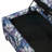 Storage Ottoman with Floral Patterned Fabric
