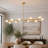 10-Lights  Adjustable Modern Linear Branch Chandelier-123162533