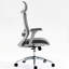 Fauteuil de bureau gris Yessenia