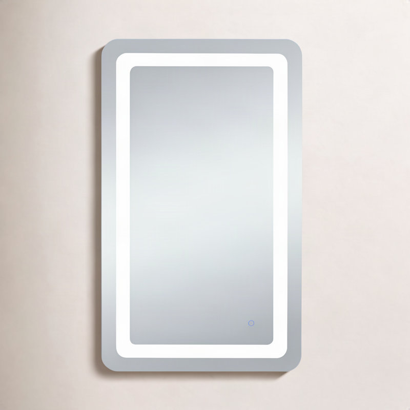 Miroir mural Juliane, 40 po x 20 po, Rectangle