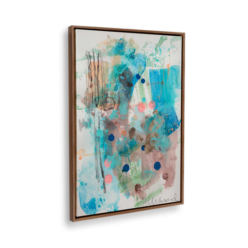 «Glory Abstracts V» par Allison Ford, reproduction d'art sur toile, H 18 po x l 12 po, Brun