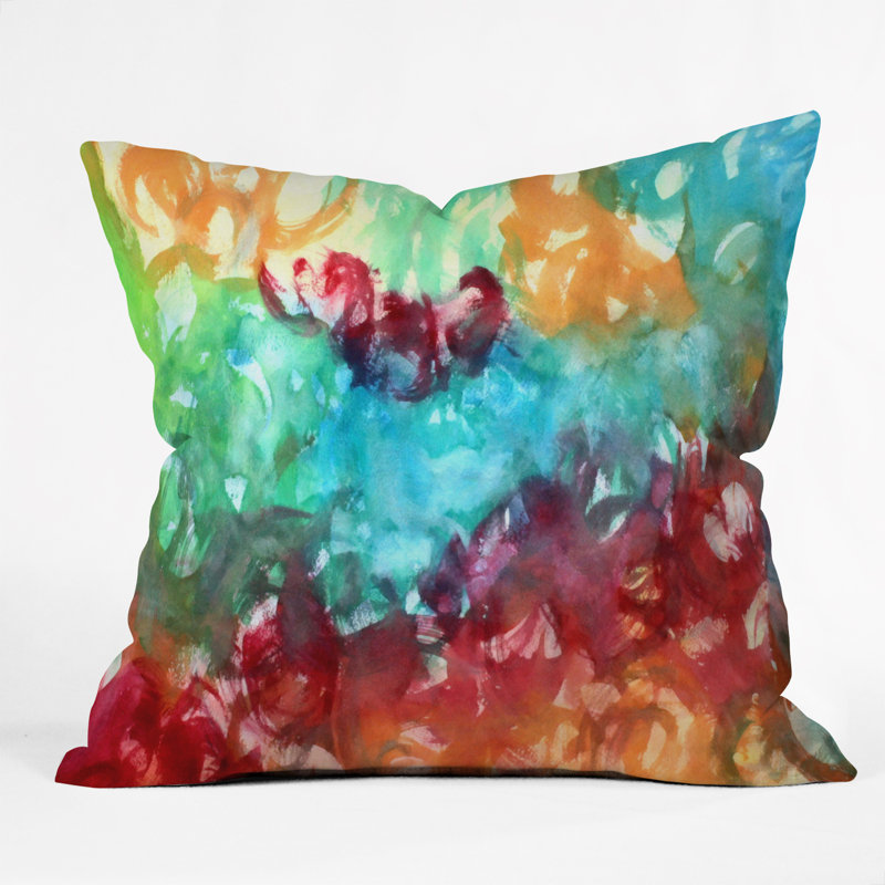 Coussin décoratif intérieur/extérieur constant motion par laura trevey, 18 po x 18 po