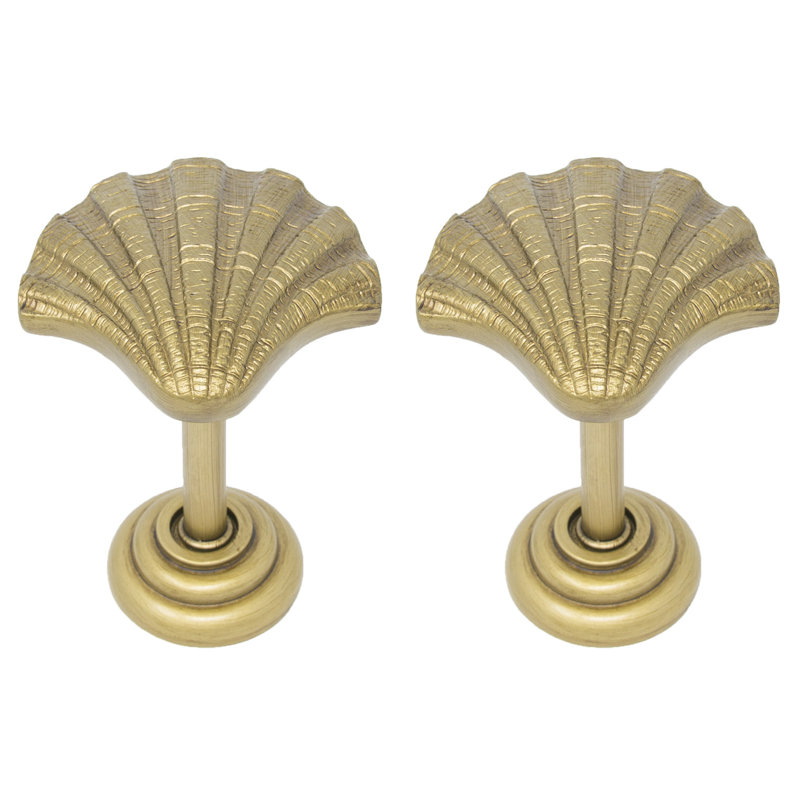 Retenue de rideau West Alton Shell Medallion, Doré de la Renaissance