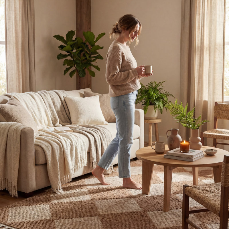  Tapis à losanges haut / bas Marissa, Beige, Rectangle 10' x 13'