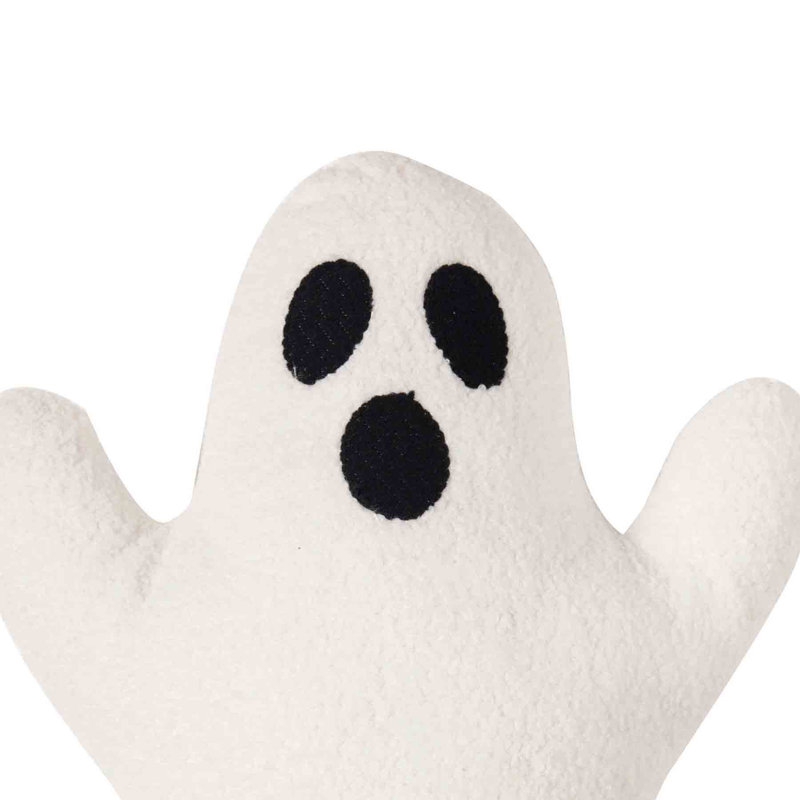 Ghost Shaped Halloween Throw Pillow