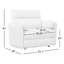 Fauteuil inclinable électrique de 53 po de largeur Bre-98175059