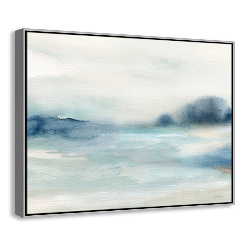 Simply Soft Morning Print by Carol Robinson, H 31,5 po x l 41,5 po x P 2 po, Encadrement argenté