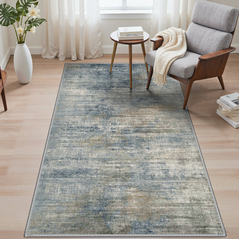 Abstract Area Rug, Rectangle 80 x 150 cm