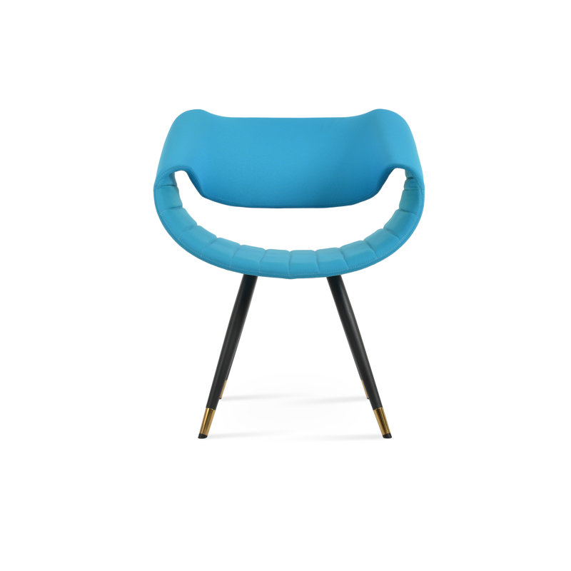 Fauteuil Seminyak Star, Noir, Turquoise