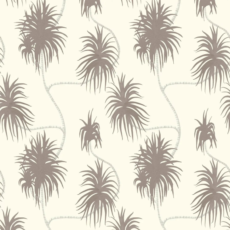 Dragon Tree - Wallpaper, Coconut Linen, Premium Paper, Non-Pasted