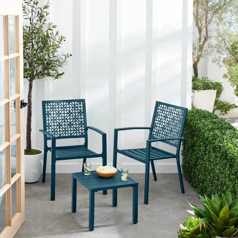 3-Piece Bistro Set, Navy