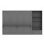 Grand lit escamotable gris avec compartiments de rangement à hauteur réglable, tablette et 1 tiroir, lit plateforme pliable multifonctionnel pour la chambre à coucher et la chambre d'amis-1837047992