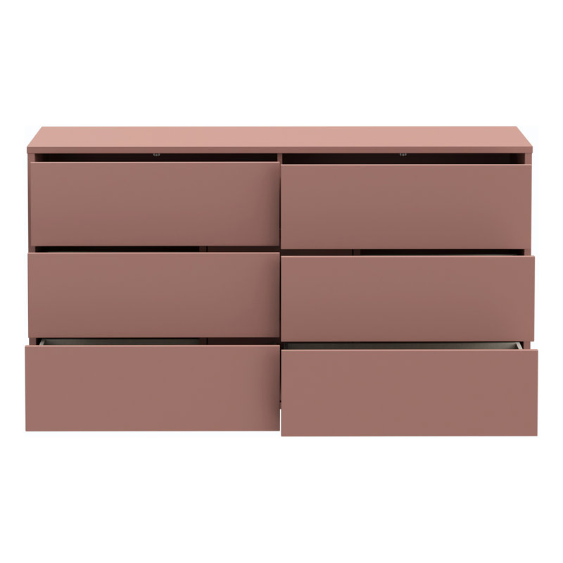 Rydar 154.5cm W 6 - Drawer Chest of Drawers