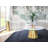Elkin Glass Top End Table