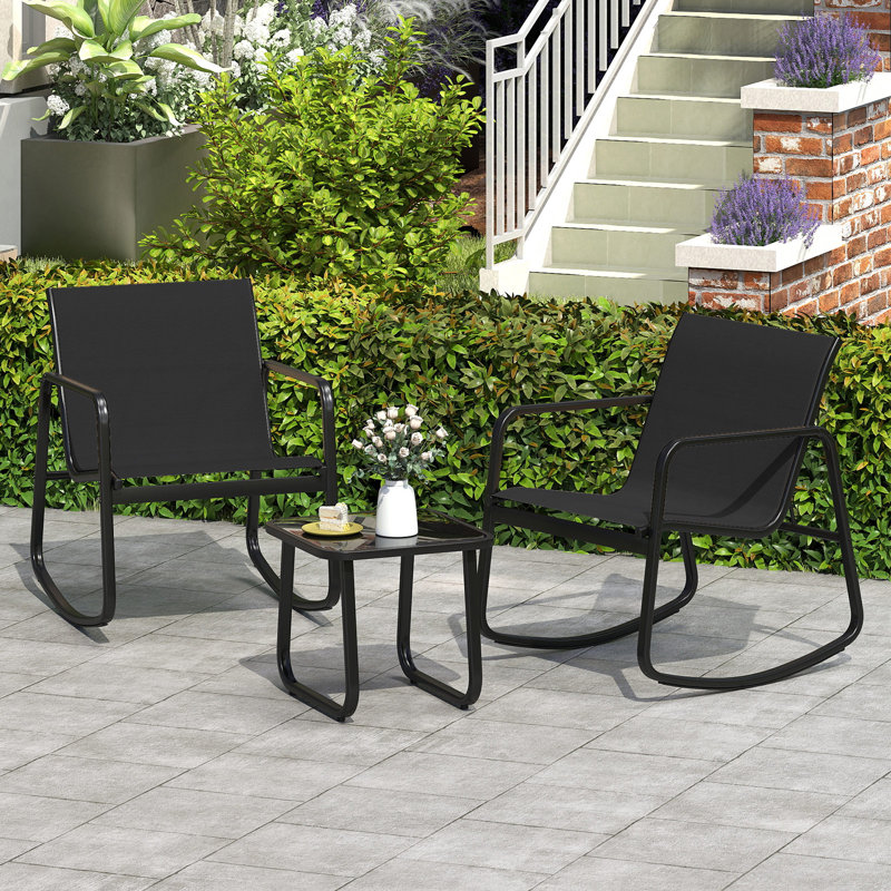 Malcohm 2 - Person Patio Dining Set with Square Table