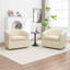 Fauteuil demi-tonneau pivotant rembourré Morre-867137653