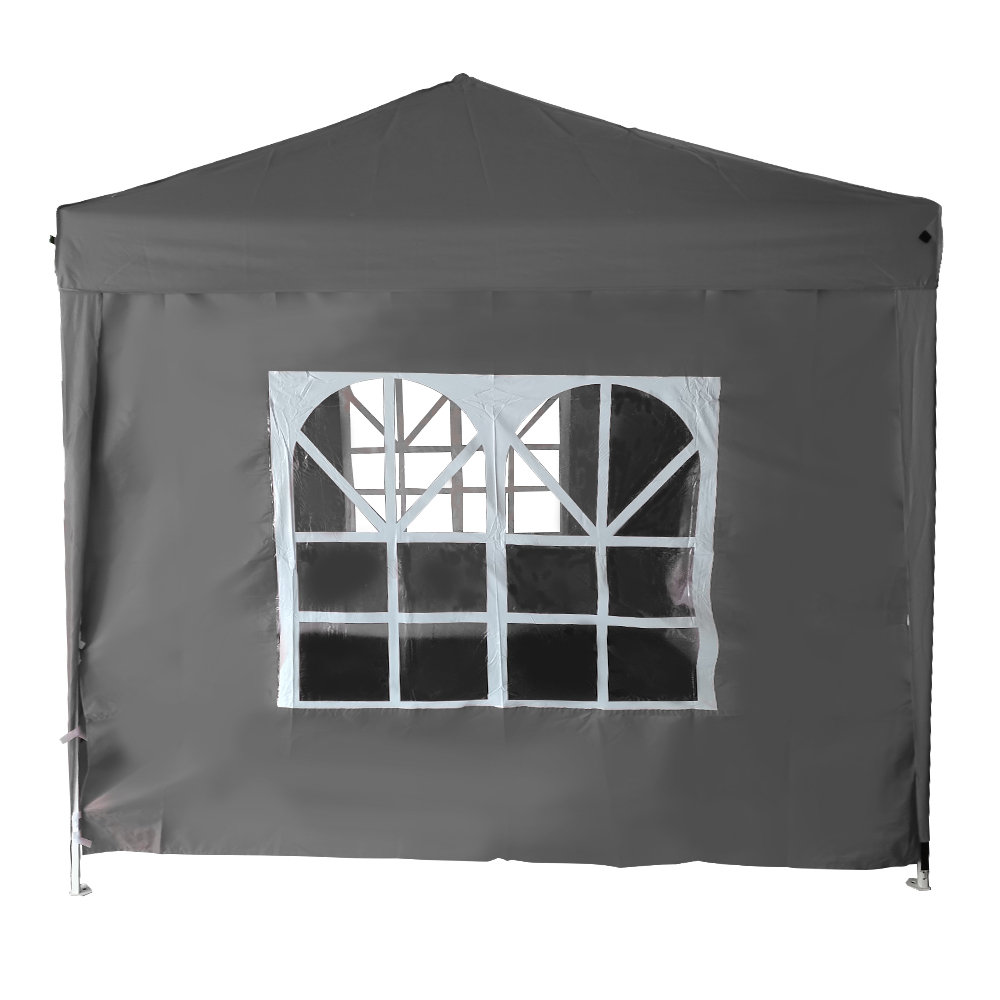 Aeri Grey Fabric Side Wall for Gazebo