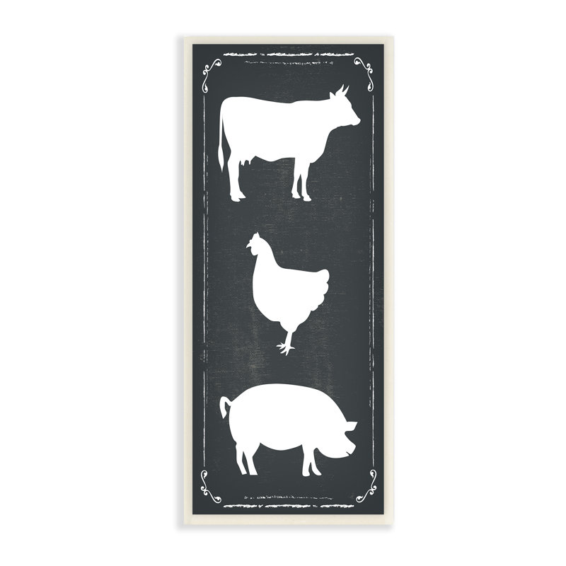 « farm animal », impression, Plaque murale