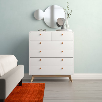 Allensby 80cm W 6 - Drawer Chest of Drawers