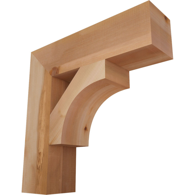 Support Westlake Block, Cèdre rouge de l'Ouest (lisse), H 22 po x l 5,5 po x P 22 po
