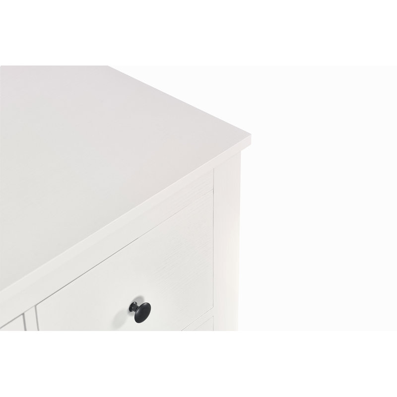 Commode moderne à 10 tiroirs pour la chambre à coucher - Vaste commode de rangement, robuste et sécuritaire, Blanc