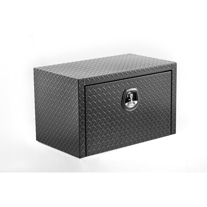 Boîte à outils en aluminium de 30 pouces résistante aux intempéries avec scellage complet du corps, profil bas et conception épurée de la remorque scellée pour économiser de l'espace