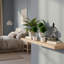 9,5 po plante artificielle buis en pot, ensemble de 3 topiaires en buis artificiel pour la décoration de table d'intérieur