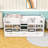 Multi-Functional Wooden Low Loft Bed with Built-in Storage Drawers and Shelves-150450760-150450763