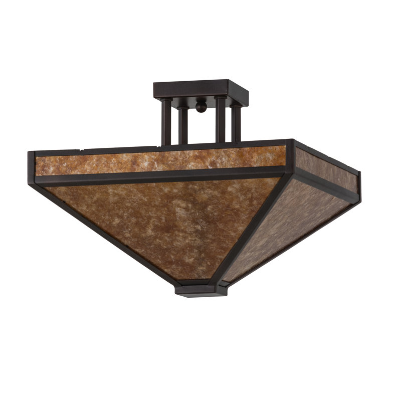 2 - Light Semi Flush Mount