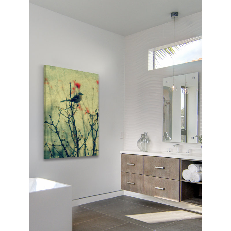 Reproduction d’art sur toile tendue "the thés" par robin, H 24 po x l 16 po x P 1,5 po