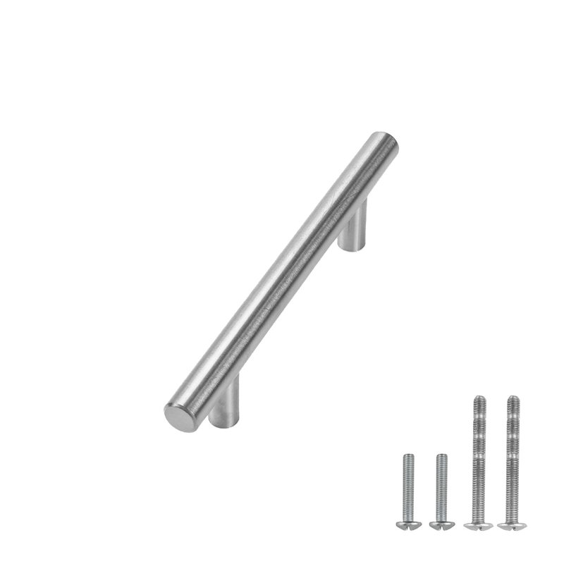 Ensemble de poignées 6 1/4 "de centre à centre, Nickel brossé, 6 1/4"